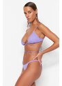 Trendyol Lilac Bikini Bottoms with Regular Legs