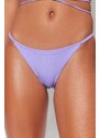 Trendyol Lilac Bikini Bottoms with Regular Legs