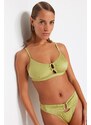 Trendyol Green Bralette Příslušenství Bikiny Top