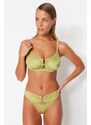 Trendyol Green Bralette Příslušenství Bikiny Top