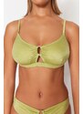 Trendyol Green Bralette Příslušenství Bikiny Top