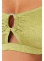 Trendyol Green Bralette Příslušenství Bikiny Top