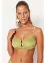 Trendyol Green Bralette Příslušenství Bikiny Top