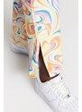 Trendyol Multicolored Wavy Pattern High Waist 90's Wide Leg Jeans