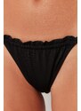 Trendyol Black Tie-Up High Leg Bikini Bottom
