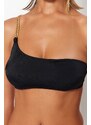 Trendyol Black One-Rameno Chain Příslušenství Bikiny Top