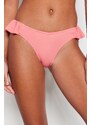 Trendyol Pink Flounce Regular Leg Bikini Bottom