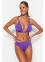 Trendyol Fiple Piping Regular Leg Bikini Bottom