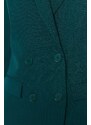 Trendyol Petrol Regular Lined Button Detailed Woven Blazer Jacket