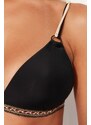 Trendyol Black Underwired Bikini Top With Accessories