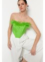 Dámský crop top Trendyol Ostrich