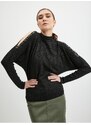 Orsay Černý dámský svetr s průstřihy - Dámské