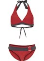 bonprix Bikiny neckholder (2dílná souprava) z recyklovaného polyamidu Červená