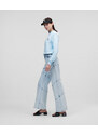 DŽÍNY KARL LAGERFELD WIDE LEG DENIM PANTS