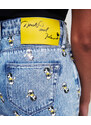 DŽÍNY KARL LAGERFELD KLXDISNEY PRINTED DENIM PANTS