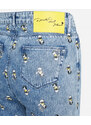 DŽÍNY KARL LAGERFELD KLXDISNEY PRINTED DENIM PANTS