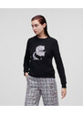 MIKINA KARL LAGERFELD BOUCLE PROFILE SWEATSHIRT