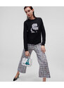 MIKINA KARL LAGERFELD BOUCLE PROFILE SWEATSHIRT