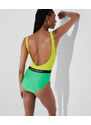 PLAVKY KARL LAGERFELD COLOUR BLOCK SWIMSUIT