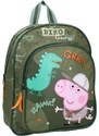 Vadobag Dětský / chlapecká batoh s přední kapsou Prasátko Peppa - motiv George s dinosaurem - 8L