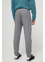 Bavlněné kalhoty Tommy Hilfiger šedá barva