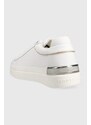 Kožené sneakers boty Tommy Hilfiger LUX METALLIC CUPSOLE SNEAKER bílá barva, FW0FW07030