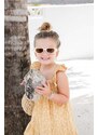 Dětské sluneční brýle Elle Porte bílá barva