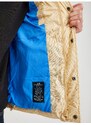 Tommy Hilfiger Béžová pánská prošívaná zimní bunda Tommy Jeans - Pánské