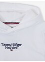 Bílá holčičí mikina s kapucí Tommy Hilfiger - Holky