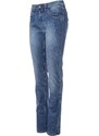 Timezone jeans Slim Tahila Womenshape dámské tmavě modré