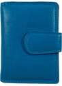Tillberg Luxusní dámská celokožená peněženka modrá 1234