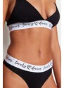 Trendyol Black Cotton Elastic Knitted Underwear Set