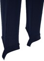 Trendyol Navy Blue Fully Covered Knitted Lycra 4-Piece Swimsuit Set with Foot Tapes
