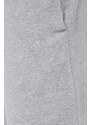 Bavlněné šortky adidas šedá barva, IC9816
