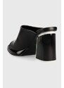 Pantofle Liu Jo SISSI 03 dámské, černá barva, na podpatku, SA3127EX01422222