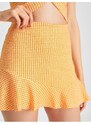 Koton Plaid Mini Skirt with Ruffles