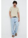 Polo tričko Polo Ralph Lauren béžová barva