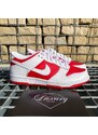 Nike Dunk Low White University Red