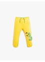 Koton Normal Leg Yellow Baby Sweatpants 3smb40024tk