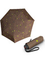 Knirps T.020 Small Manual Meditate Taupe - dámský skládací mini deštník