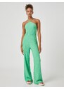 Koton Halterneck Jumpsuit Wide Leg