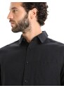 ICEBREAKER Mens Steveston LS Shirt, Black velikost: M