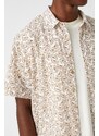 Koton Patterned Short Sleeve Shirt