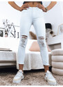 BASIC Bílé dámské džíny Bílá