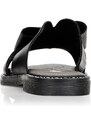 Pantofle z měkké kůže s vyměkčením Remonte D3653-01 černá