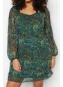 Dámské šaty Trendyol TBBSS23AH00187/Green