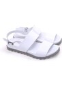 Kožené pohodlné sandály Guero P571 883408 bílá