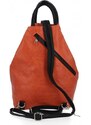 Dámská kabelka batůžek Hernan oranžová HB0137-1