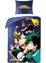 Halantex Ložní povlečení Moje hrdinská akademie - My hero academia - 100% bavlna - 70 x 90 cm + 140 x 200 cm