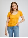 Oranžové dámské basic tričko ORSAY - Dámské